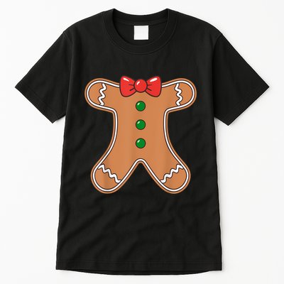 Gingerbread Man Cookie Costume Tall T-Shirt