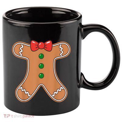 Gingerbread Man Cookie Costume 11oz C Handle Ceramic Mug