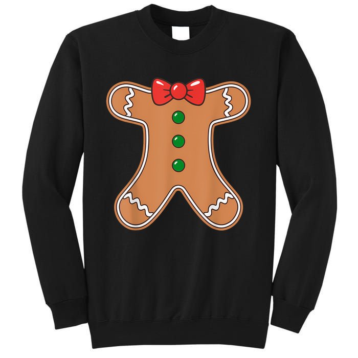 Gingerbread Man Cookie Costume Tall Sweatshirt