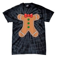 Gingerbread Man Cookie Costume Tie-Dye T-Shirt