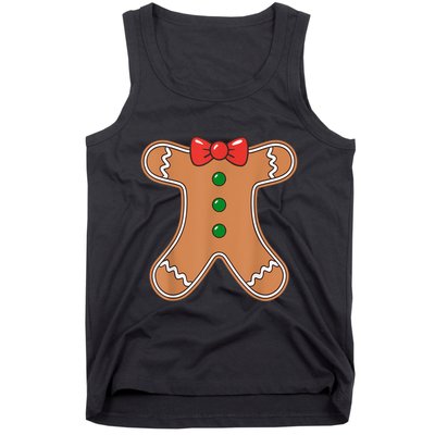 Gingerbread Man Cookie Costume Tank Top