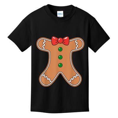 Gingerbread Man Cookie Costume Kids T-Shirt