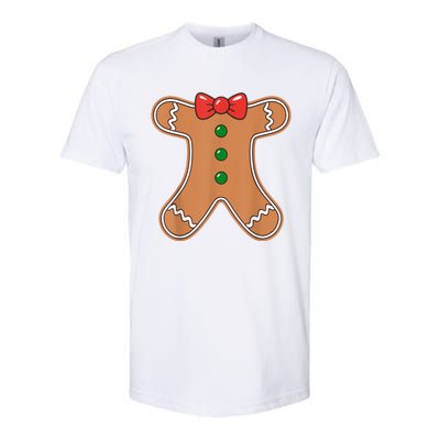 Gingerbread Man Cookie Costume Softstyle® CVC T-Shirt