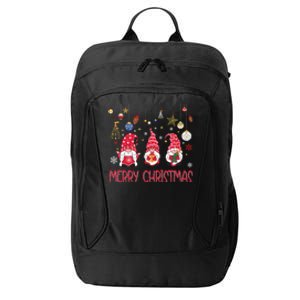 Gnomies Merry Christmas Family Christmas Gnome Gift City Backpack