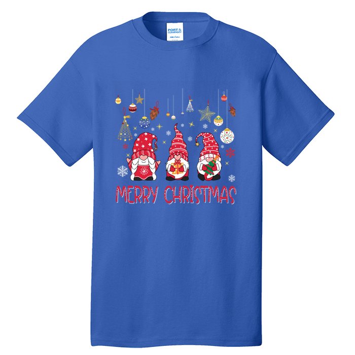 Gnomies Merry Christmas Family Christmas Gnome Gift Tall T-Shirt