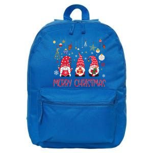 Gnomies Merry Christmas Family Christmas Gnome Gift 16 in Basic Backpack