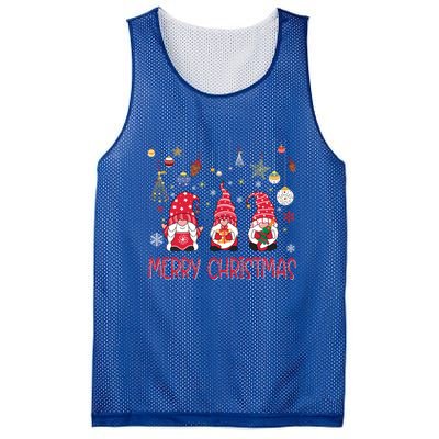 Gnomies Merry Christmas Family Christmas Gnome Gift Mesh Reversible Basketball Jersey Tank