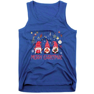 Gnomies Merry Christmas Family Christmas Gnome Gift Tank Top