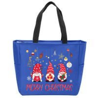 Gnomies Merry Christmas Family Christmas Gnome Gift Zip Tote Bag