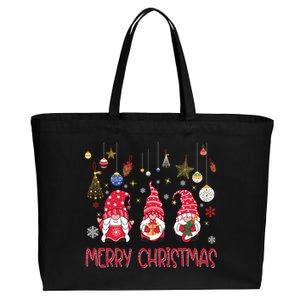 Gnomies Merry Christmas Family Christmas Gnome Gift Cotton Canvas Jumbo Tote