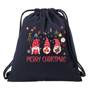 Gnomies Merry Christmas Family Christmas Gnome Gift Drawstring Bag