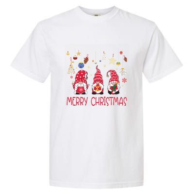 Gnomies Merry Christmas Family Christmas Gnome Gift Garment-Dyed Heavyweight T-Shirt