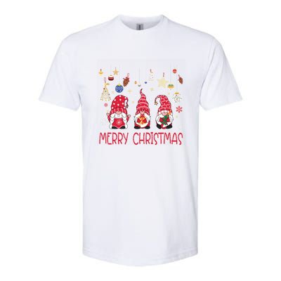 Gnomies Merry Christmas Family Christmas Gnome Gift Softstyle CVC T-Shirt