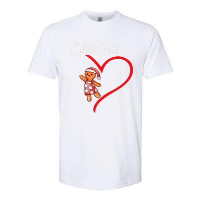 Gingerbread Merry Christmas Couples Matching Xmas Party Softstyle® CVC T-Shirt