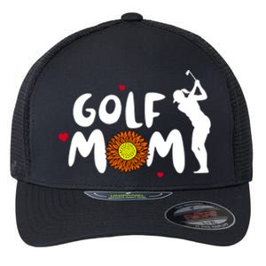 Golf Mom Cute Golf Funny Gift Flexfit Unipanel Trucker Cap