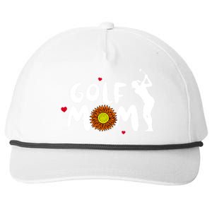 Golf Mom Cute Golf Funny Gift Snapback Five-Panel Rope Hat