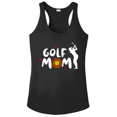 Golf Mom Cute Golf Funny Gift Ladies PosiCharge Competitor Racerback Tank