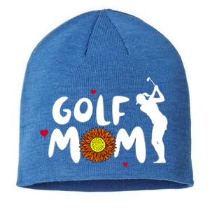 Golf Mom Cute Golf Funny Gift Sustainable Beanie