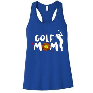 Golf Mom Cute Golf Funny Gift Women's Racerback Tank