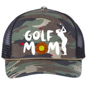 Golf Mom Cute Golf Funny Gift Retro Rope Trucker Hat Cap