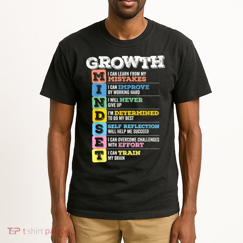 Growth Mindset Classroom Brain Motivation Entrepreneur Tall T-Shirt