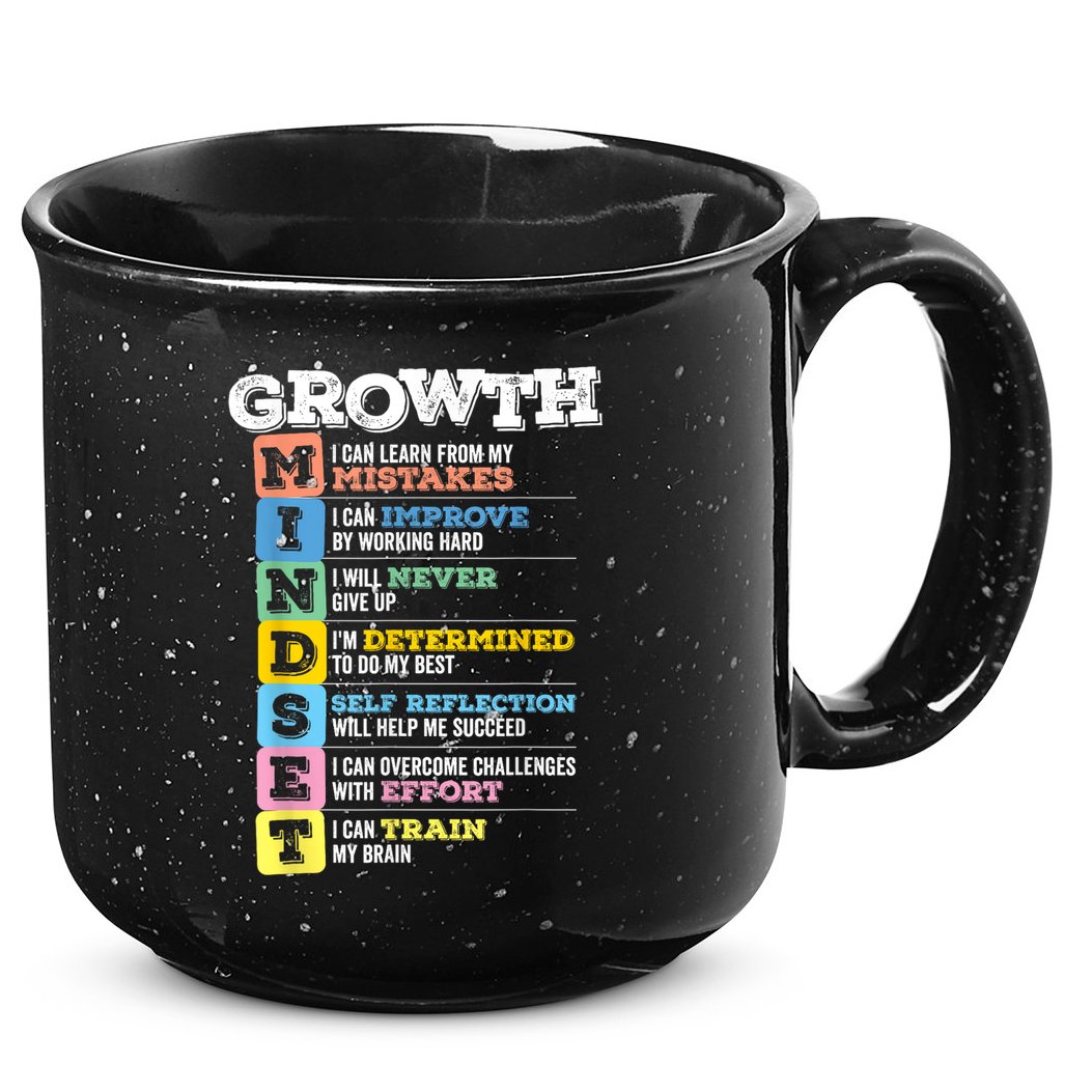 Growth Mindset Classroom Brain Motivation Entrepreneur 15oz Campfire Ceramic Mug