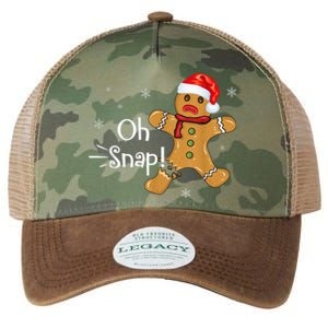 Gingerbread Man Cookie X-Mas Oh Snap Funny Cute Christmas Legacy Tie Dye Trucker Hat