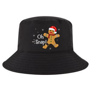 Gingerbread Man Cookie X-Mas Oh Snap Funny Cute Christmas Cool Comfort Performance Bucket Hat