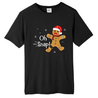 Gingerbread Man Cookie X-Mas Oh Snap Funny Cute Christmas Tall Fusion ChromaSoft Performance T-Shirt