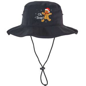 Gingerbread Man Cookie X-Mas Oh Snap Funny Cute Christmas Legacy Cool Fit Booney Bucket Hat