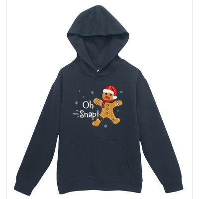 Gingerbread Man Cookie X-Mas Oh Snap Funny Cute Christmas Urban Pullover Hoodie