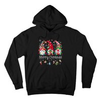 Gnomes Merry Christmas Light Family Gnome Xmas Women Zip Hoodie Hoodie