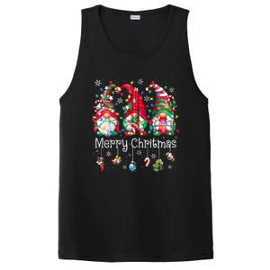 Gnomes Merry Christmas Light Family Gnome Xmas Women Zip Hoodie PosiCharge Competitor Tank