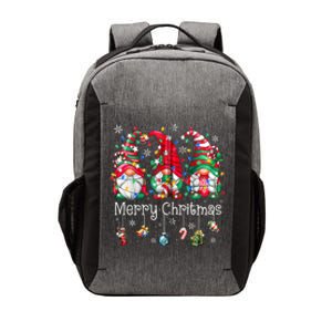 Gnomes Merry Christmas Light Family Gnome Xmas Women Zip Hoodie Vector Backpack