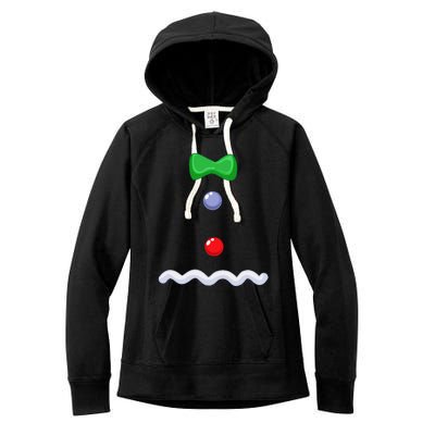 Gingerbread Man Christmas Costume Women's Fleece Hoodie