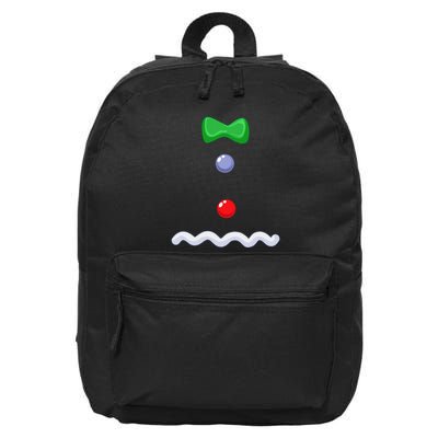 Gingerbread Man Christmas Costume 16 in Basic Backpack