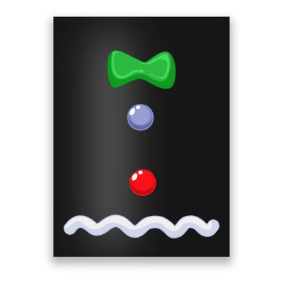 Gingerbread Man Christmas Costume Poster