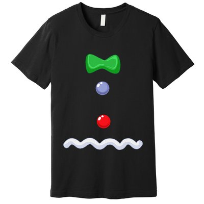Gingerbread Man Christmas Costume Premium T-Shirt