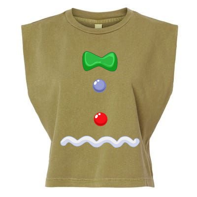 Gingerbread Man Christmas Costume Garment-Dyed Women's Muscle Tee