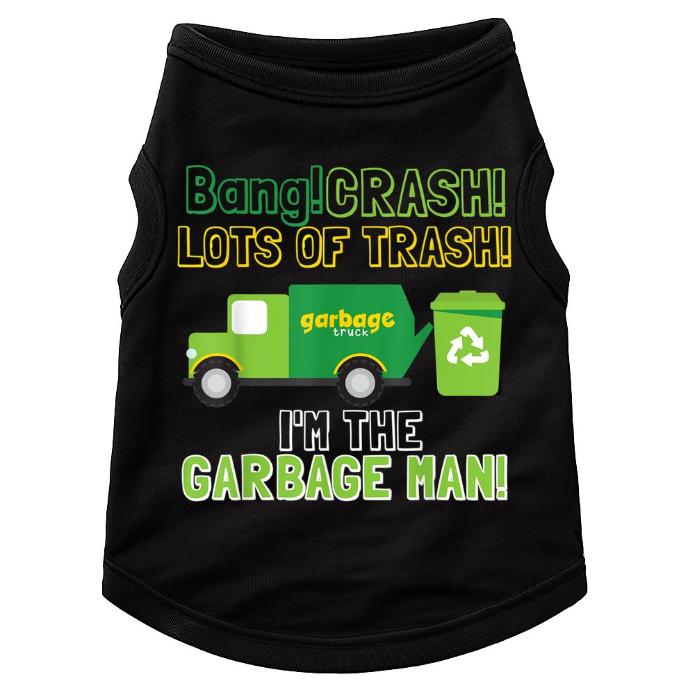 Garbage Man Costume Garbage Trucks Adults Kids & Toddlers Doggie Tank