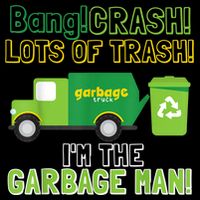 Garbage Man Costume Garbage Trucks Adults Kids & Toddlers Impact Tech Backpack