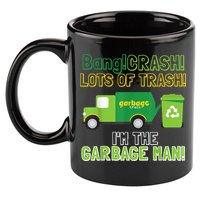 Garbage Man Costume Garbage Trucks Adults Kids & Toddlers 11oz C Handle Ceramic Mug