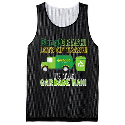 Garbage Man Costume Garbage Trucks Adults Kids & Toddlers Mesh Reversible Basketball Jersey Tank