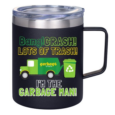 Garbage Man Costume Garbage Trucks Adults Kids & Toddlers 12oz Stainless Steel Coffee Mug