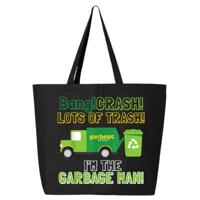 Garbage Man Costume Garbage Trucks Adults Kids & Toddlers 25L Jumbo Tote