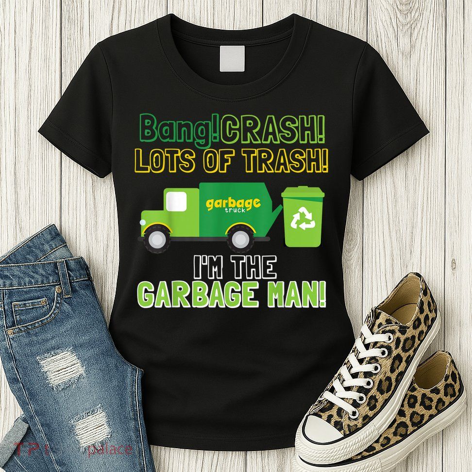 Garbage Man Costume Garbage Trucks Adults Kids & Toddlers Womens T-Shirt