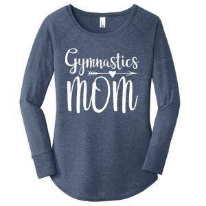 Gymnastics Mom Cute Gymnast Parent Women's Perfect Tri Tunic Long Sleeve Shirt