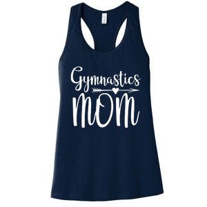 Gymnastics Mom Cute Gymnast Parent Women's Racerback Tank