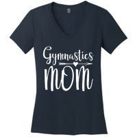 Gymnastics Mom Cute Gymnast Parent Women's V-Neck T-Shirt