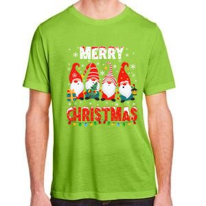 Gnomes Merry Christmas Light Matching Family Cute Gnomes Pjs Gift Adult ChromaSoft Performance T-Shirt